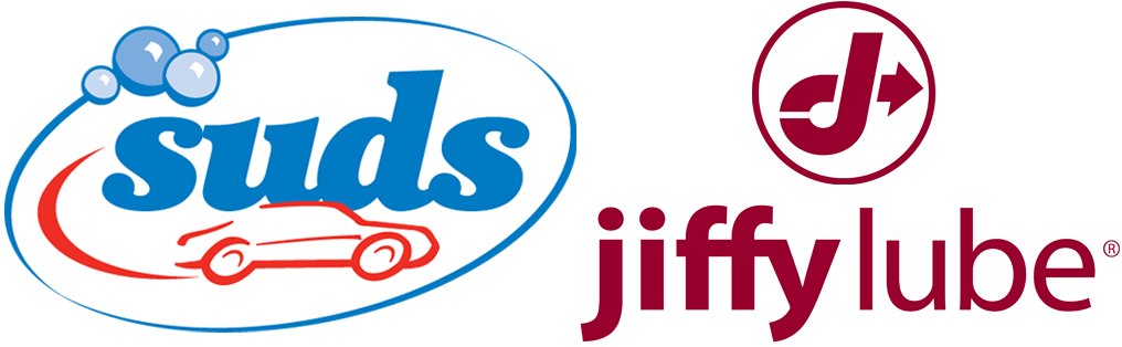 Suds and Jiffy Lube logos